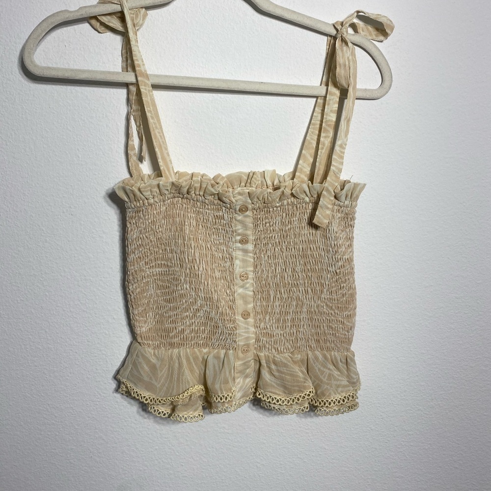 Lost + Wander Palm Friday Crop Top Sz XS - Picture 10 of 13